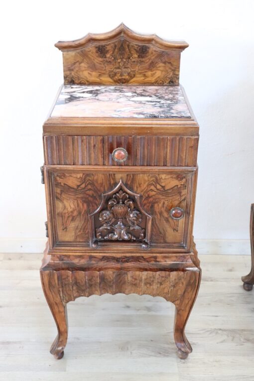 Nightstands with Marble Top - Front - Styylish