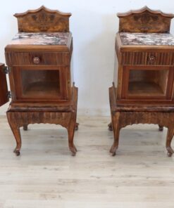 Nightstands with Marble Top - Interior - Styylish