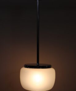 Chrome Pendant Light - Light On - Styylish