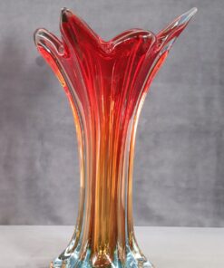Murano Glass Red Vase - Full - Styylish