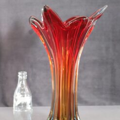 Murano Glass Red Vase - Scale - Styylish