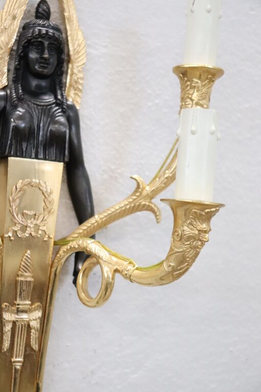 Retour D’egypte Style Sconces - Gilt Holder - Styylish