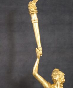 Italian Gilt Figures Sculptures - Torch - Styylish
