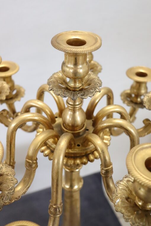 Pair of Antique Candelabras - Candleholder Interior - Styylish