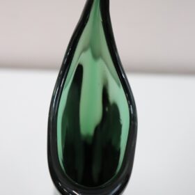 Italian Murano Artistic Glass Large Vase by Flavio Poli for Seguso, 1960s