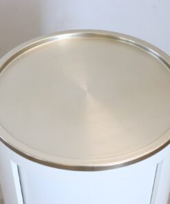 Space Age White Bar Cart - Top - Styylish