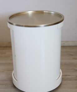 Space Age White Bar Cart - Back - Styylish