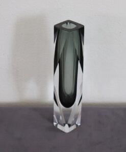 Smoky Grey Glass Vase - Full - Styylish