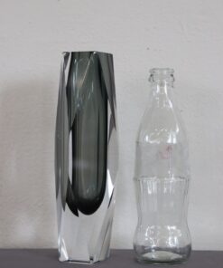 Smoky Grey Glass Vase - Scaled - Styylish