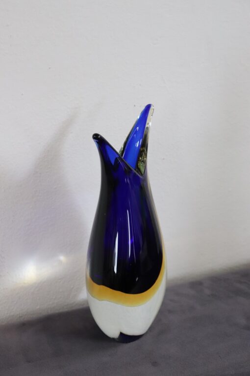 Murano Blue and Yellow Vase - Full - Styylish