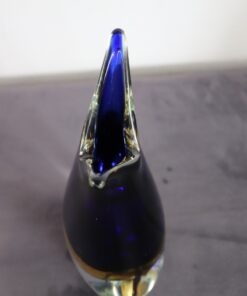 Murano Blue and Yellow Vase - Interior - Styylish