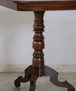 Walnut Tripod Table - Full Profile - Styylish