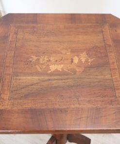 Walnut Tripod Table - Top Profile - Styylish