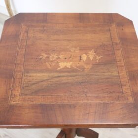 20th Century Walnut Tripod Table or Pedestal Table