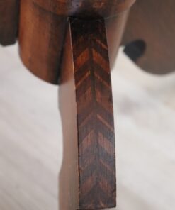 Walnut Tripod Table - Wood Detail - Styylish
