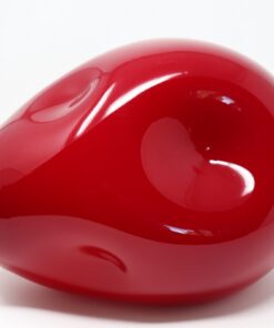 Italian Murano Red Vase - Turned on Side - Styylish