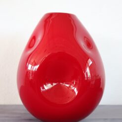 Italian Murano Red Vase - Curves - Styylish