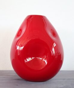Italian Murano Red Vase - Curves - Styylish