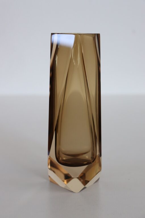 Mandruzzato Amber Murano Vase - Side - Styylish