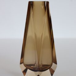 Mandruzzato Amber Murano Vase - Edge Detail - Styylish