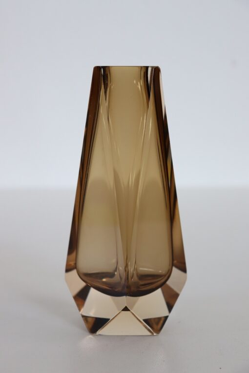 Mandruzzato Amber Murano Vase - Edge Detail - Styylish