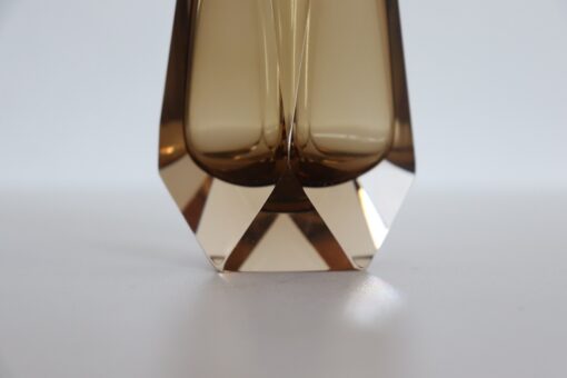 Mandruzzato Amber Murano Vase - Base Detail - Styylish