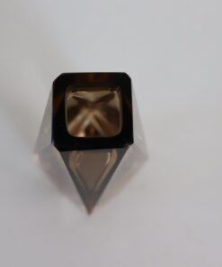 Mandruzzato Amber Murano Vase - Top Detail - Styylish