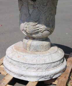 Carrara Marble Garden Vase - Decoration - Styylish