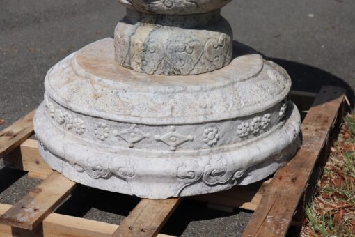 Carrara Marble Garden Vase - Bottom Decoration - Styylish