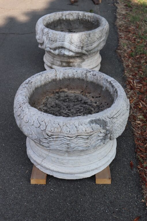 Pair of Marble Garden Vases - Interior - Styylish