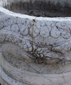 Pair of Marble Garden Vases - Exterior Decoration Detail - Styylish