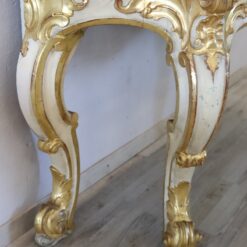 Gilded Wood Console Table - Side Profile - Styylish