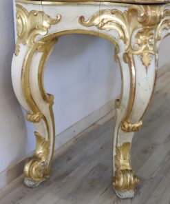 Gilded Wood Console Table - Side Profile - Styylish
