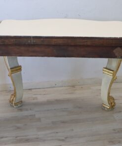 Gilded Wood Console Table - Back Profile - Styylish