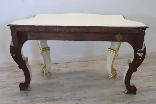 Gilded Wood Console Table - Back Profile - Styylish