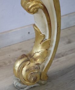 Gilded Wood Console Table - Leg Decor - Styylish