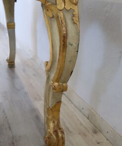 Gilded Wood Console Table - Gilt Leg Decor - Styylish
