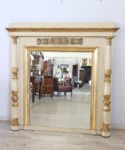 Antique Neoclassical Large Wall Mirror - Front Profile - Styylish