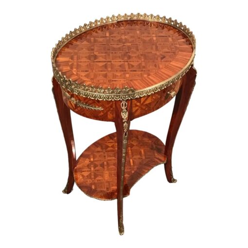 Pair of Napoleon III Side Tables - Side View - Styylish