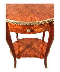 Pair of Napoleon III Side Tables - Drawer Detail - Styylish