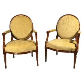 Pair of Louis XVI Armchairs, France 1780