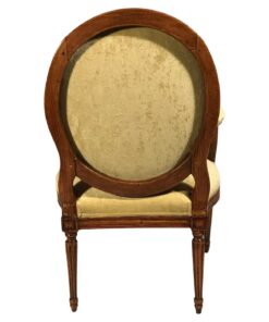 Pair of Louis XVI Armchairs - Back - Styylish