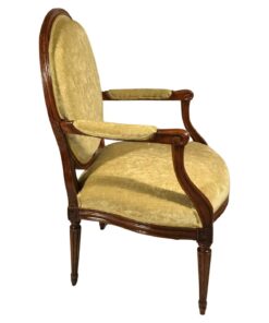 Pair of Louis XVI Armchairs - Side Profile - Styylish