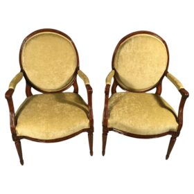 Pair of Louis XVI Armchairs, France 1780