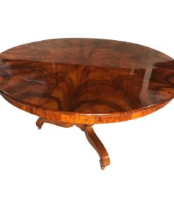 Original Biedermeier Walnut Table- Full view- Styylish