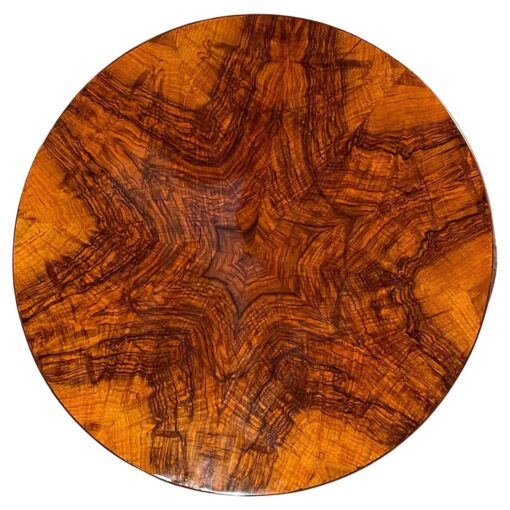 Biedermeier Walnut Table- Top- Styylish