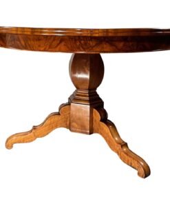 Biedermeier walnut Table - Side Profile - Styylish