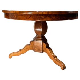 Biedermeier Walnut Table, South Germany 1820-30