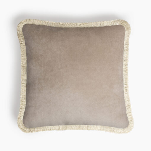 Happy Pillow beige Velvet- Styylish