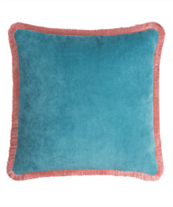 Happy Pillow 40 Light blue Velvet- Styylish